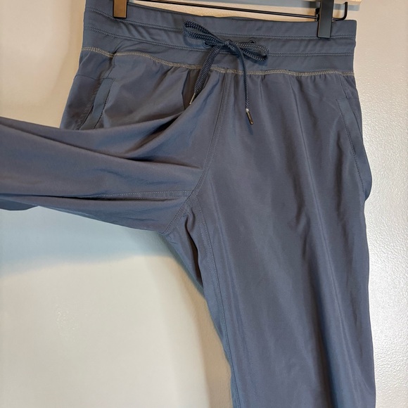 Free Fly Small Pull On Drawstring Waist Performance Pants Zip Pockets Blue - Picture 3 of 6